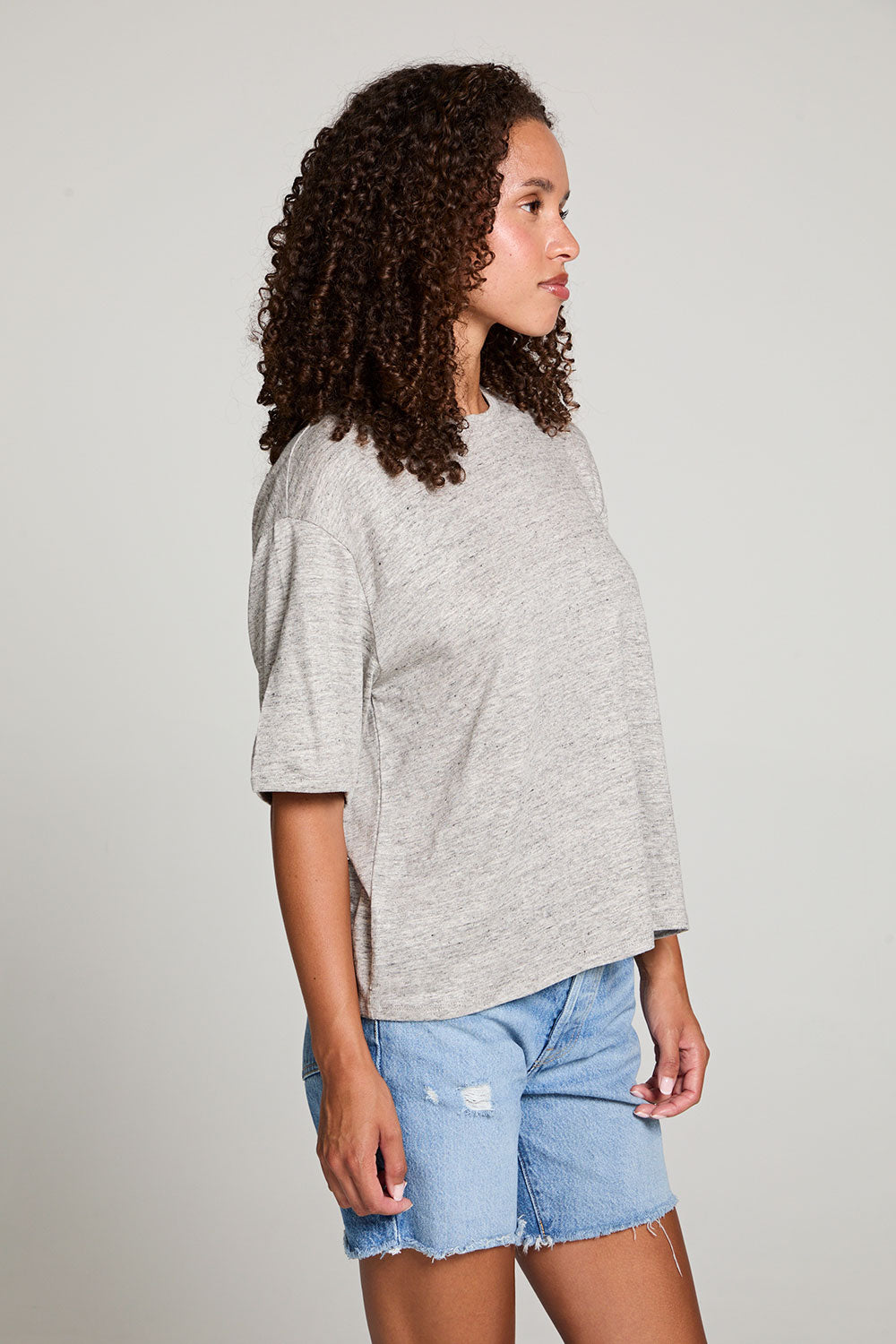 Charlotte Heather Grey Tee WOMENS chaserbrand