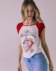 Rolling Stones Tongue USA Tee Womens chaserbrand