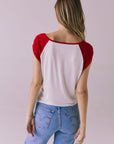 Rolling Stones Tongue USA Tee Womens chaserbrand