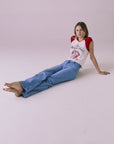 Rolling Stones Tongue USA Tee Womens chaserbrand
