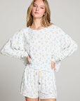 Allover Lemons Long Sleeve WOMENS chaserbrand