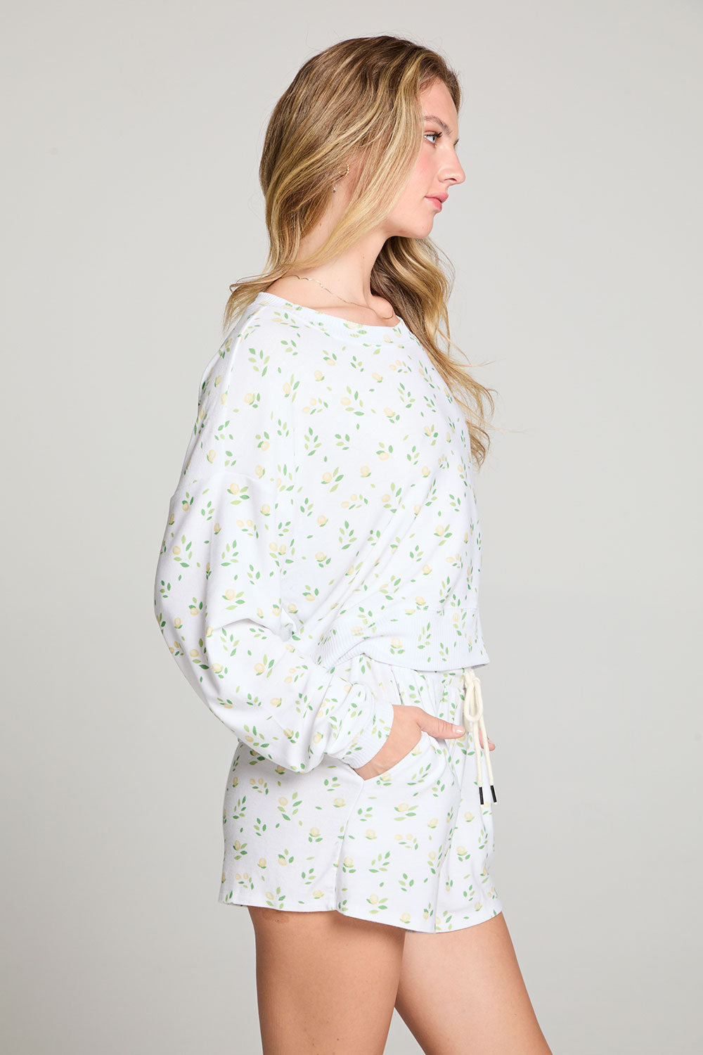 Allover Lemons Long Sleeve WOMENS chaserbrand