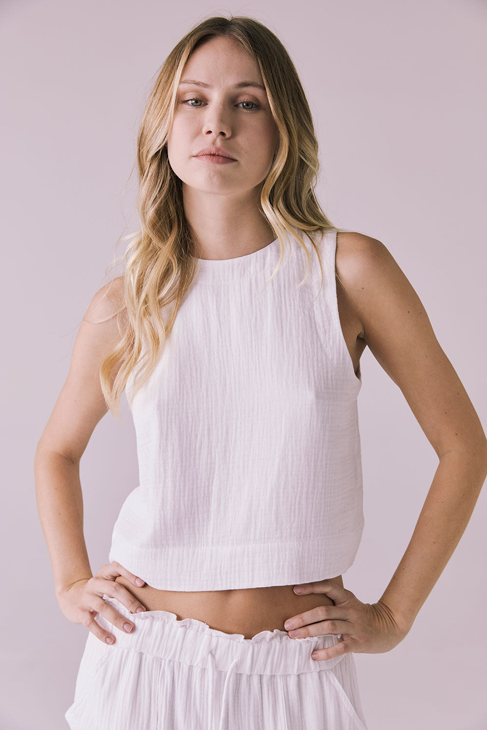 Riley White Tank Womens chaserbrand