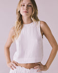 Riley White Tank Womens chaserbrand