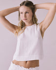 Riley White Tank Womens chaserbrand