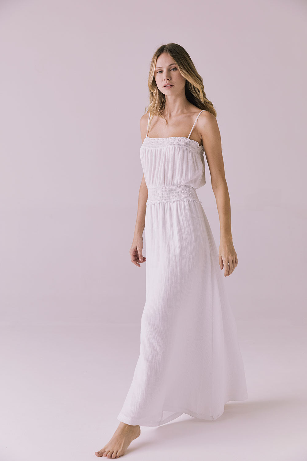 Getaway White Maxi Dress Womens chaserbrand