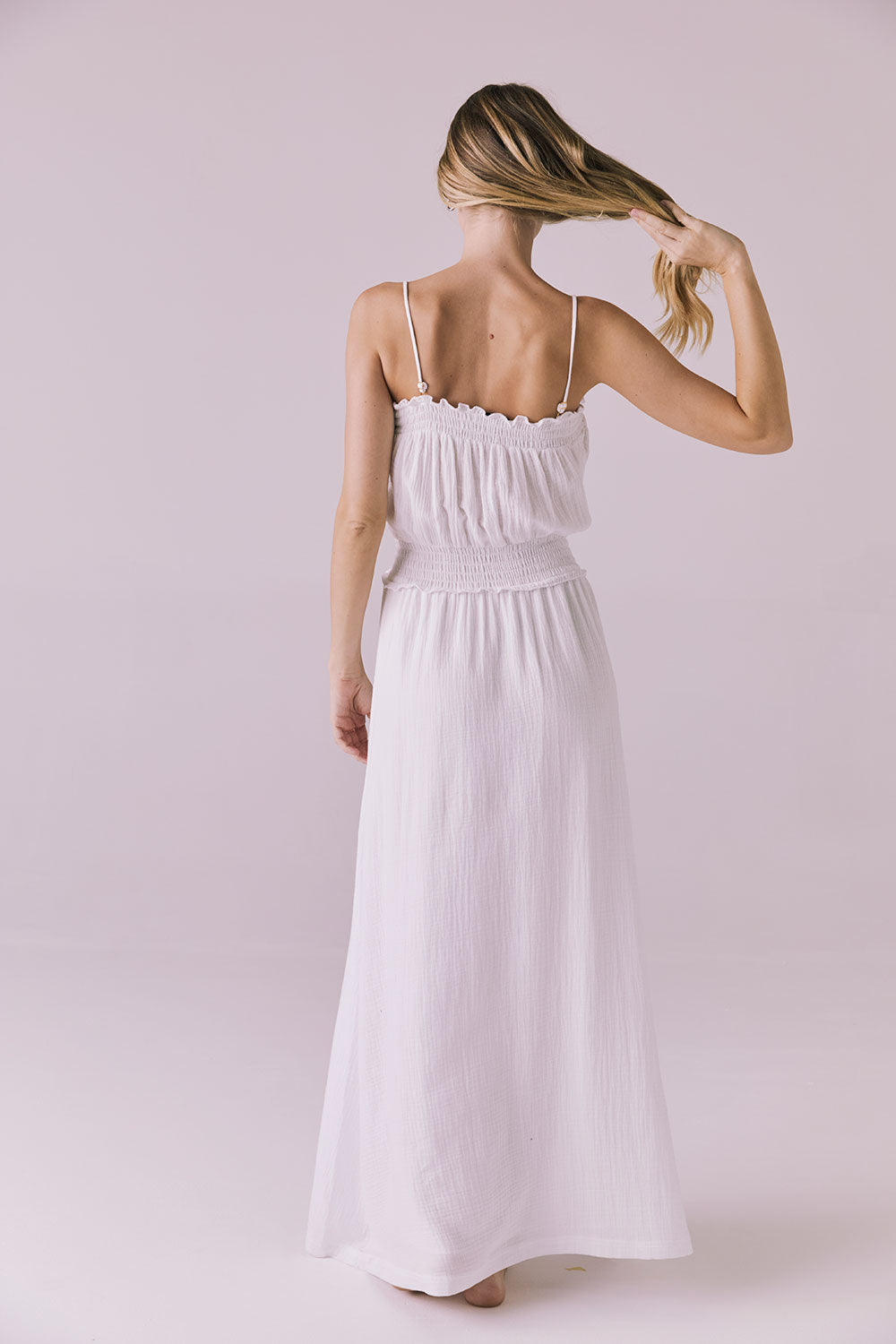 Getaway White Maxi Dress Womens chaserbrand