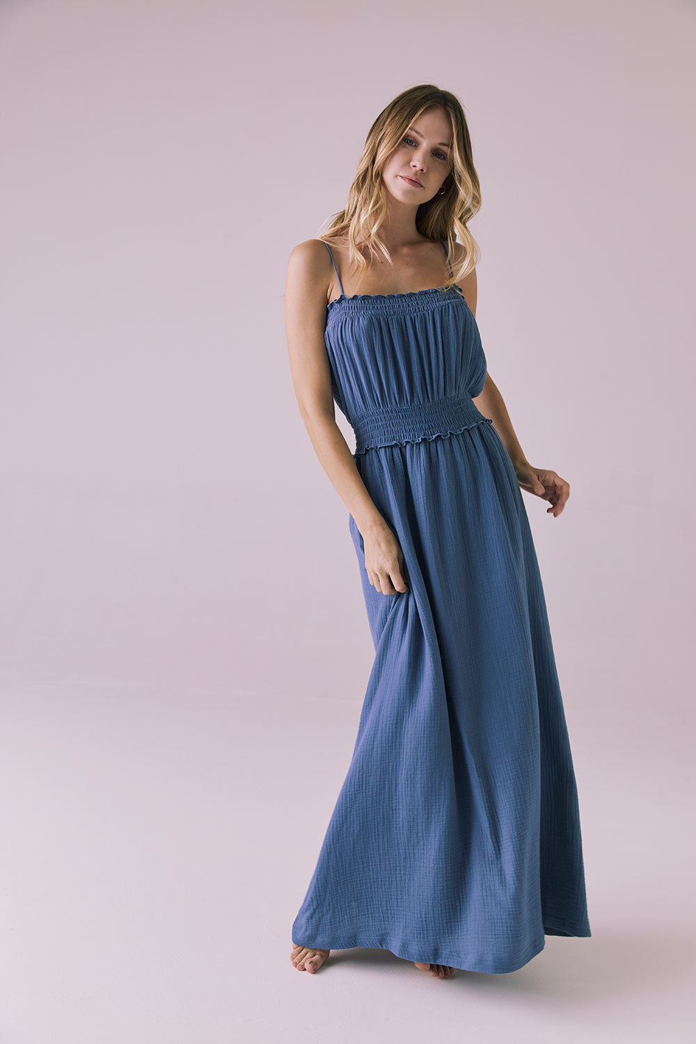 Getaway Future Grey Maxi Dress Womens chaserbrand