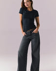 Licorice Black Louiss Tee Womens chaserbrand