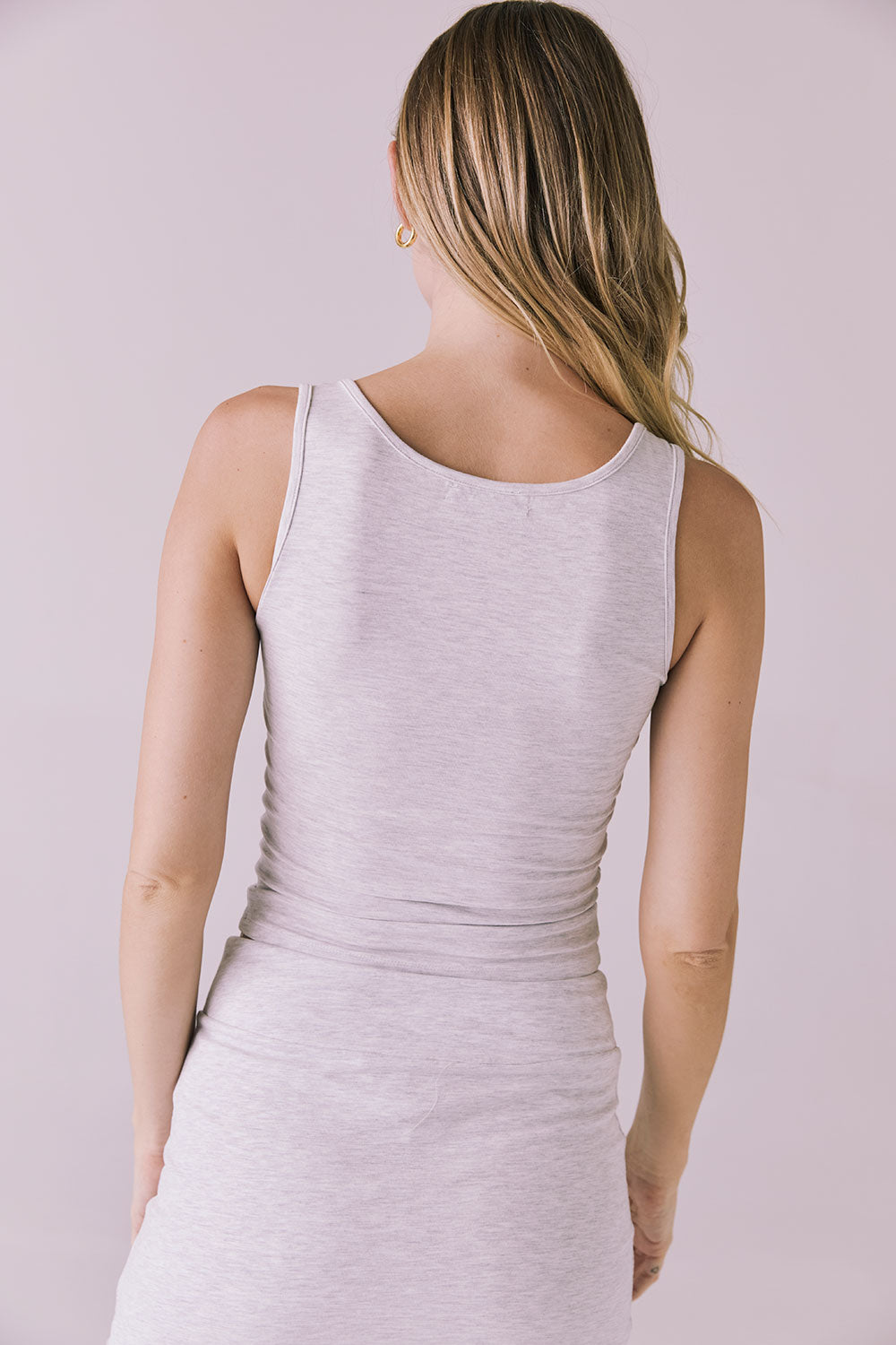 Lander Light Heather Gray Tank Womens chaserbrand