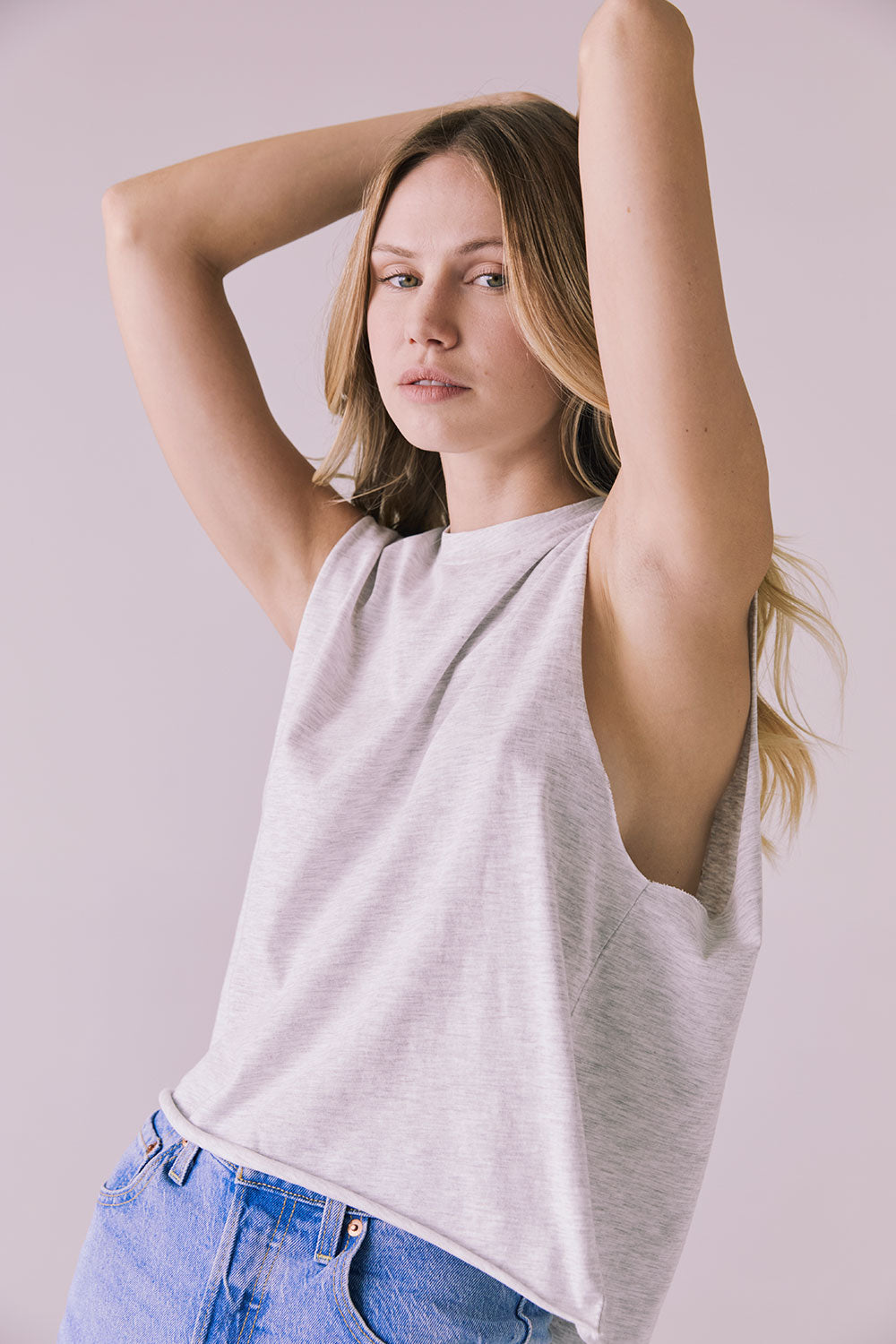 Eagle Light Heather Grey Tank Womens chaserbrand