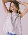 Eagle Light Heather Grey Tank Womens chaserbrand