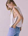Eagle Light Heather Grey Tank Womens chaserbrand