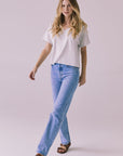 Mazzy Light Heather Grey Tee Womens chaserbrand