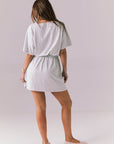 Dixie Light Heather Grey Mini Dress Womens chaserbrand