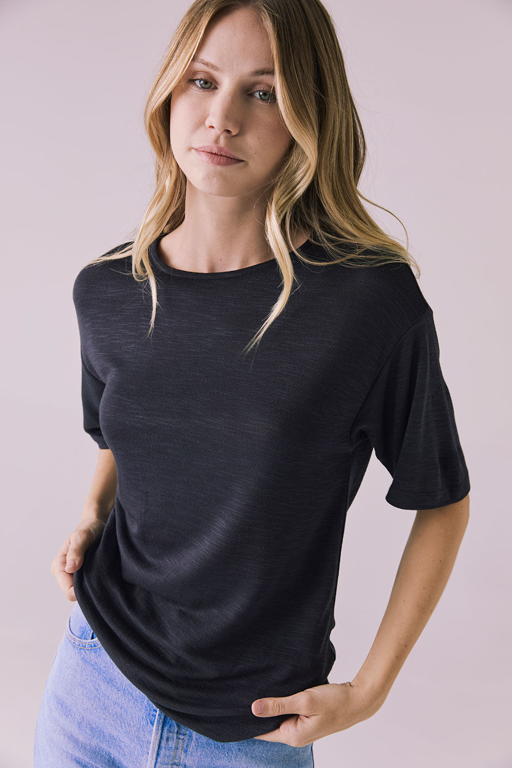 Shea Black Tee Womens chaserbrand