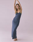 Bliss Future Gray Midi Dress Womens chaserbrand