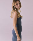 Bliss Future Gray Midi Dress Womens chaserbrand