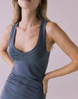 Bliss Future Gray Midi Dress Womens chaserbrand