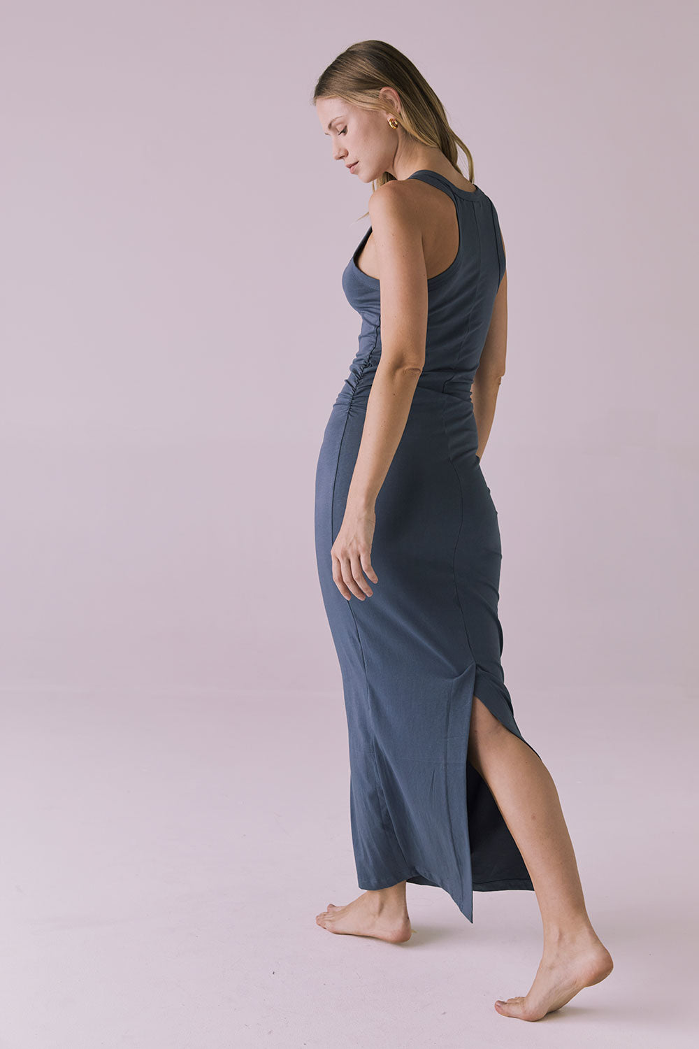 Bliss Future Gray Midi Dress Womens chaserbrand