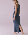 Bliss Future Gray Midi Dress Womens chaserbrand
