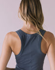 Bliss Future Gray Midi Dress Womens chaserbrand