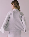 Mccartneyyy Light Heather Gray Zip Up Womens chaserbrand
