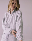 Mccartneyyy Light Heather Gray Zip Up Womens chaserbrand