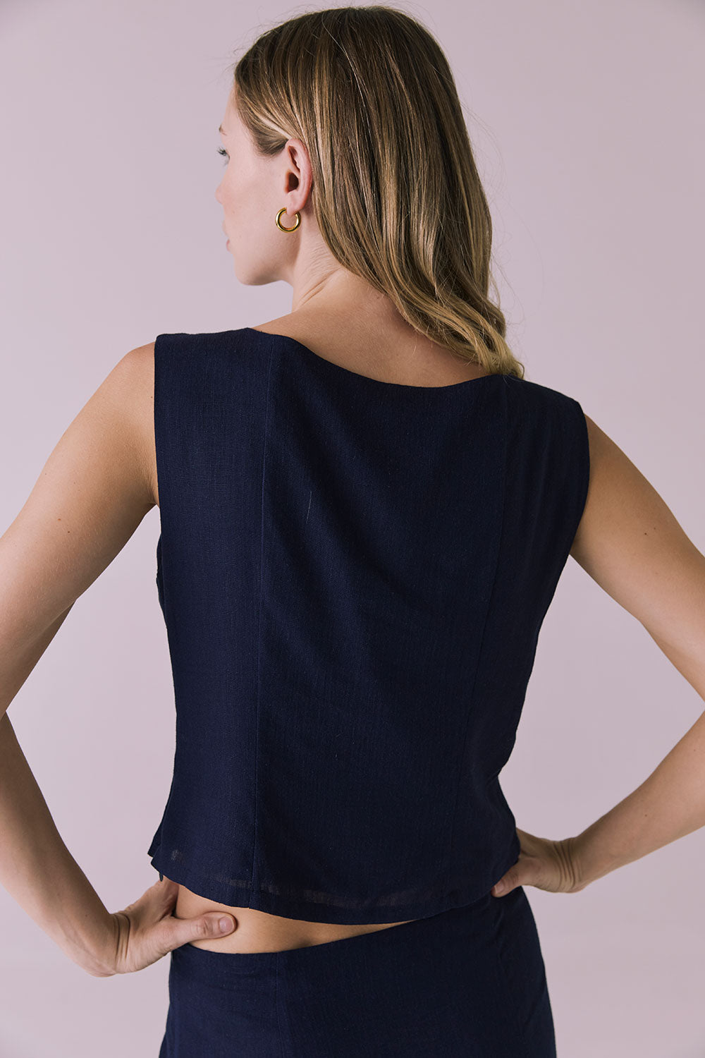 Vila Navy Tank Womens chaserbrand