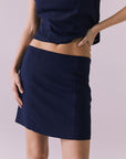 Ibiza Navy Mini Skirt Womens chaserbrand