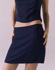 Ibiza Navy Mini Skirt Womens chaserbrand