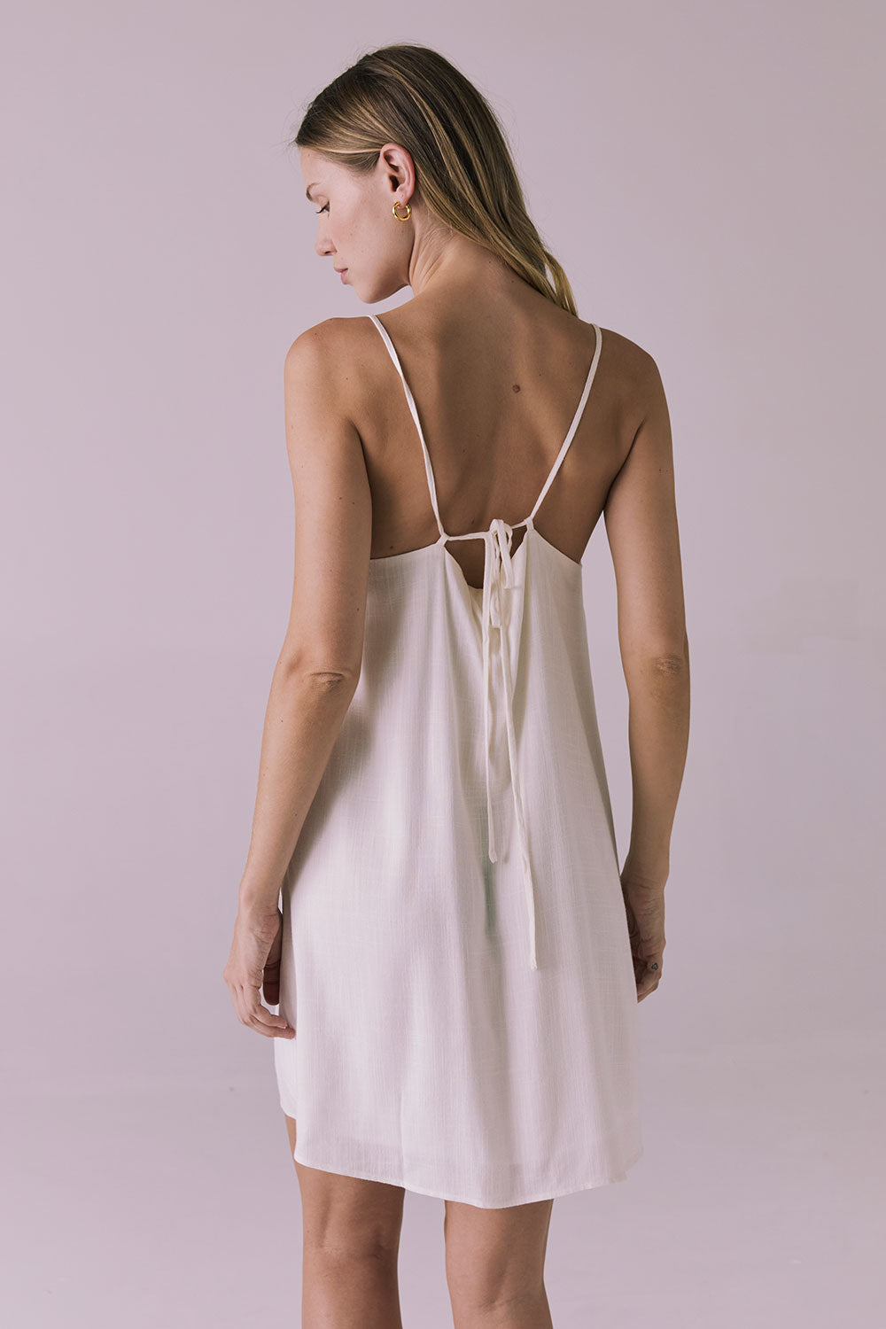 Biarritz White Mini Dress Womens chaserbrand