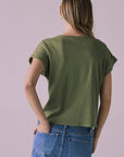 Liza Meadow Green Tee Womens chaserbrand