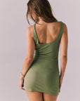 Capri Meadow Green Mini Dress Womens chaserbrand