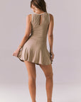 Myrina Iced Coffee Mini Dress Womens chaserbrand