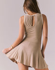 Myrina Iced Coffee Mini Dress Womens chaserbrand