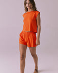 Harper Neon Flare Shorts Womens chaserbrand