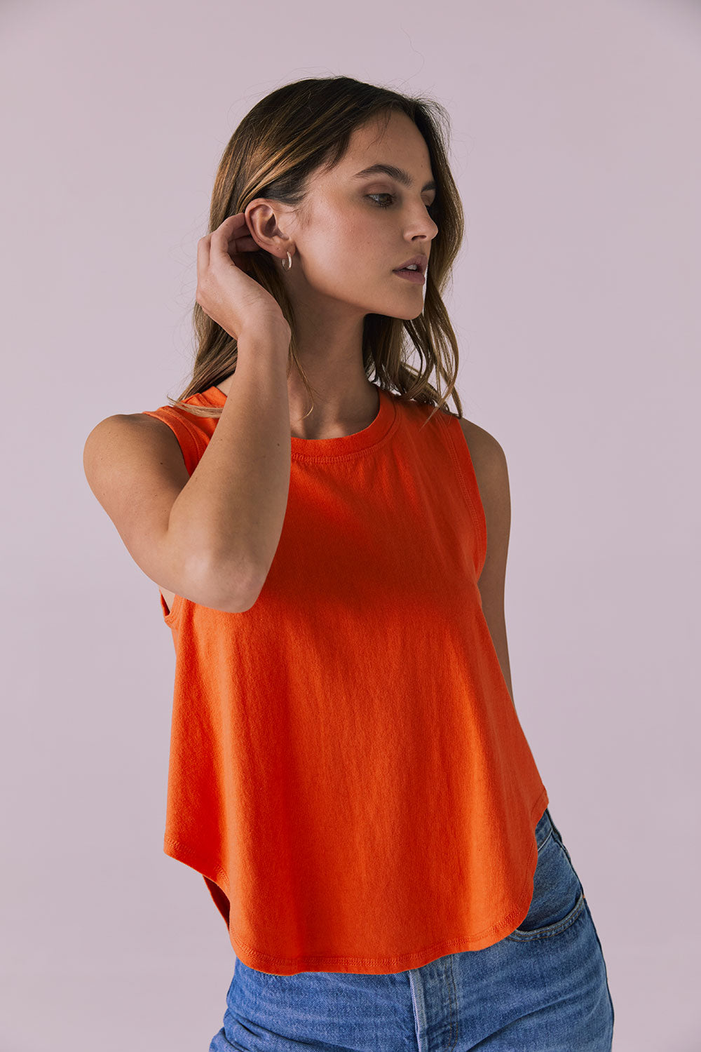 Flouncy Neon Flare Muscle Tank Womens chaserbrand