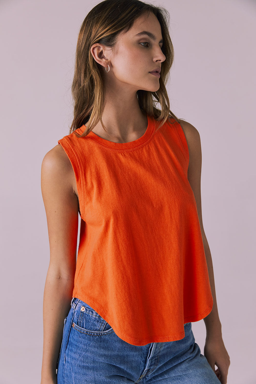 Flouncy Neon Flare Muscle Tank Womens chaserbrand