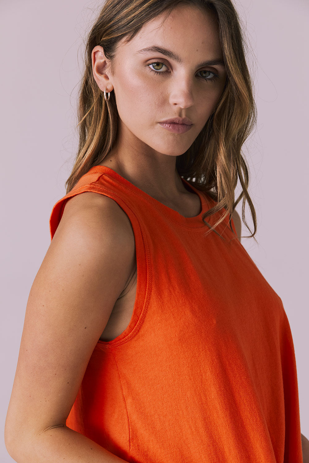 Flouncy Neon Flare Muscle Tank Womens chaserbrand