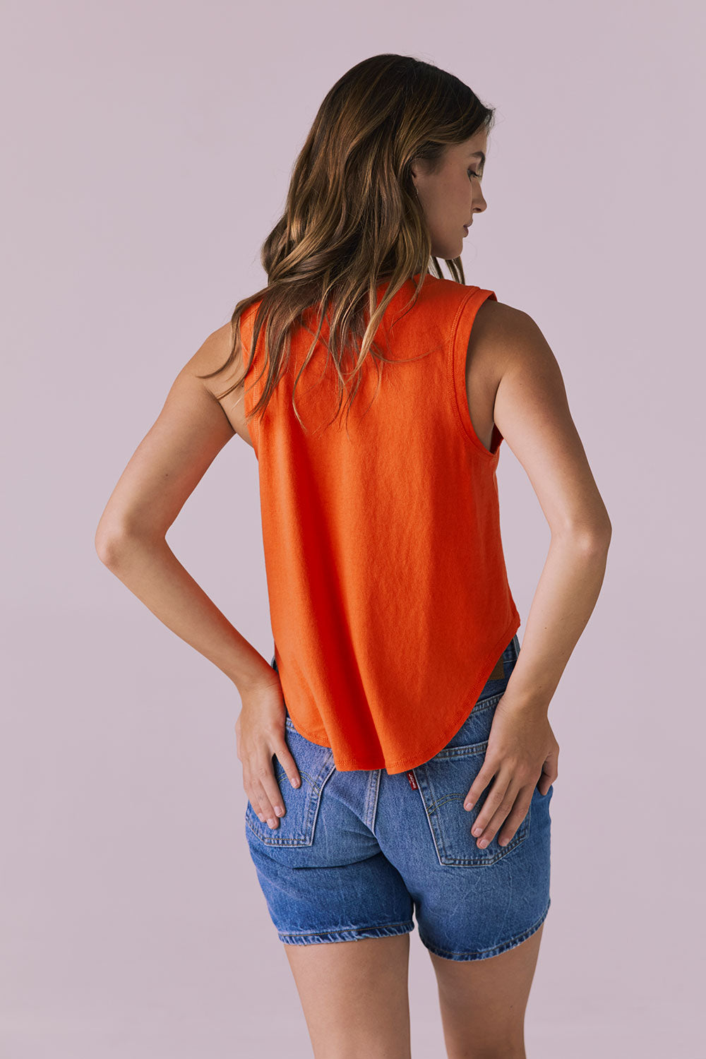 Flouncy Neon Flare Muscle Tank Womens chaserbrand