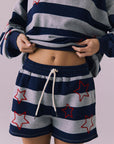 Maritime Stars Shorts Womens chaserbrand