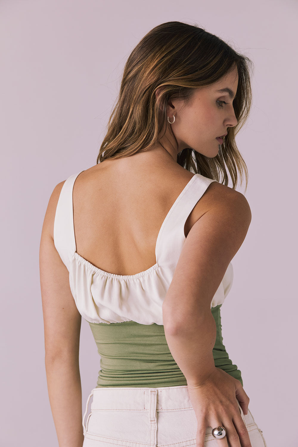 Nancy Meadow Green Tank Womens chaserbrand