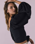 Eddy Licorice Black Blouse Womens chaserbrand