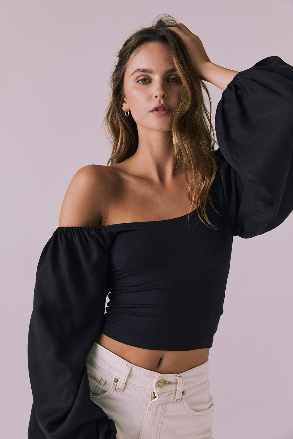 Eddy Licorice Black Blouse Womens chaserbrand