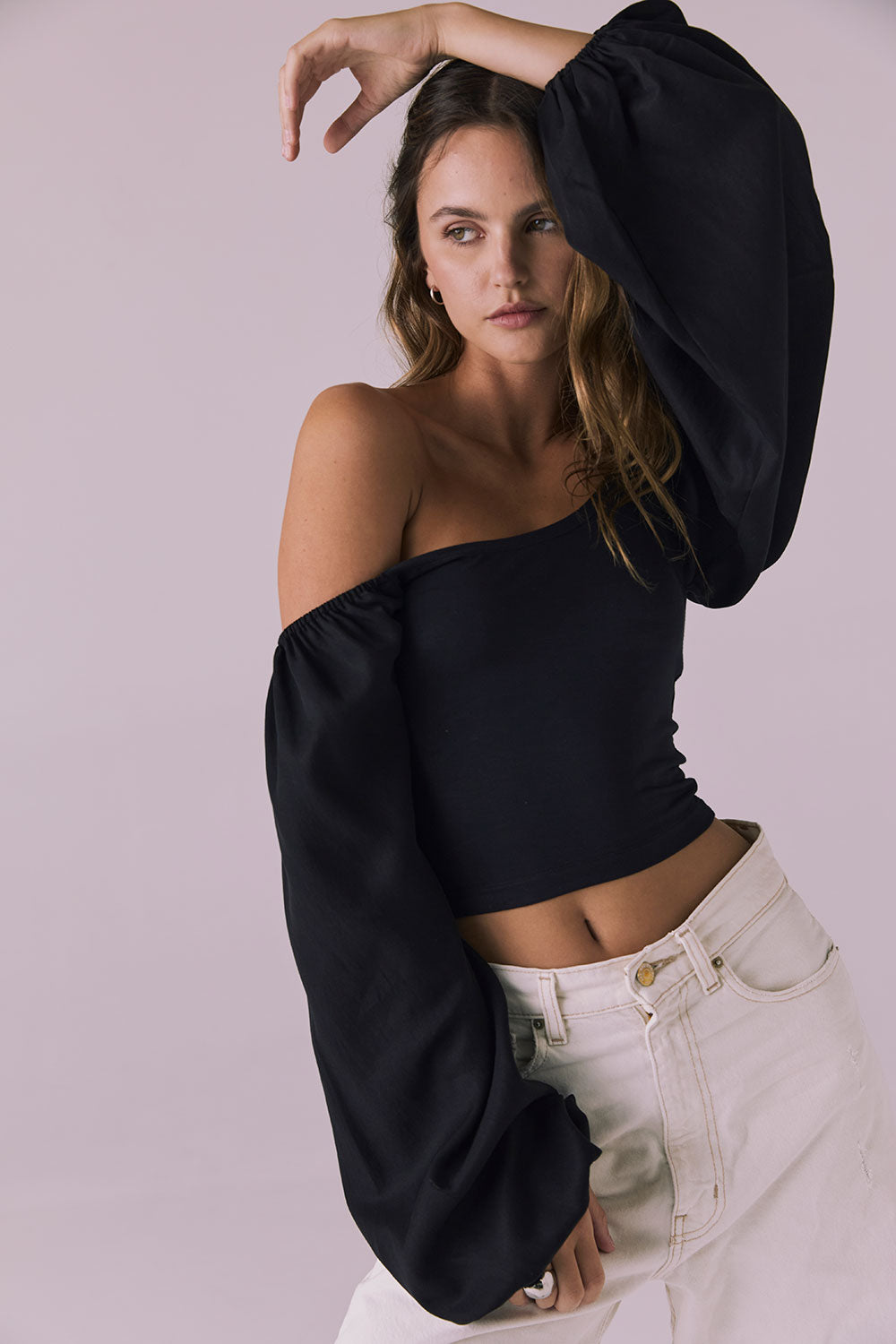 Eddy Licorice Black Blouse Womens chaserbrand