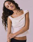 Roxanne Starry White Tank Womens chaserbrand