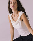 Roxanne Starry White Tank Womens chaserbrand
