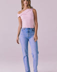 Roxanne Nose Pink Tank Womens chaserbrand
