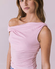 Roxanne Nose Pink Tank Womens chaserbrand
